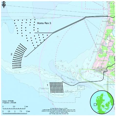 Sketch Of The Three Horns Rev Wind Farms Published By Permission Of