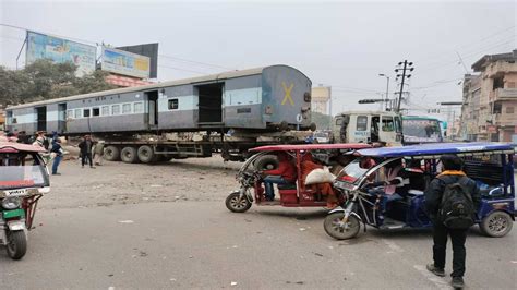 Bhagalpur Train Coach On Truck Photos Of Bihar News