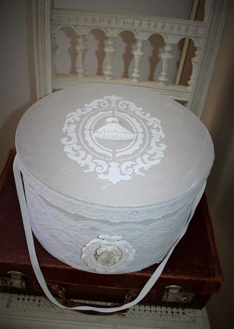 Boîte à Chapeaux Boîte A Chapeaux Shabby Boîte Rangement Etsy France