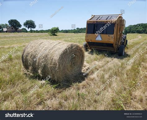 Round Hay Bale Pasture Stock Photo 2234999437 Shutterstock