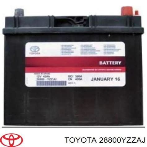 28800YZZAJ | Аккумуляторная батарея Toyota 28800YZZAJ купить на avto.pro