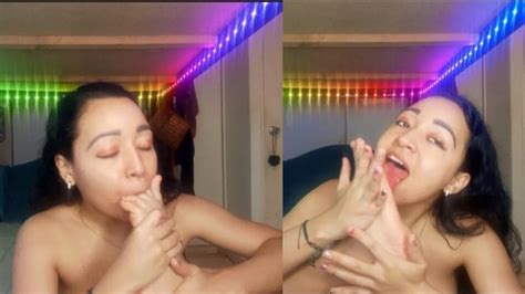 Latina Babe Does Extreme Fetish JOI Show Where She Licks Caresses And Grooms Her Beautiful Feet