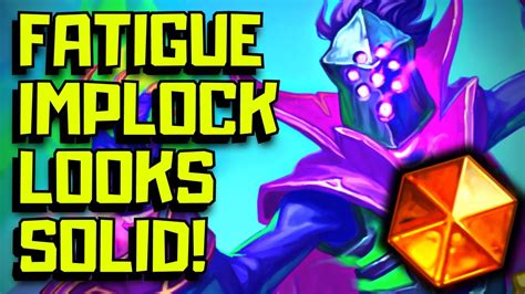 Fatigue Imp Warlock In Festival Of Legends Deck Guide Youtube