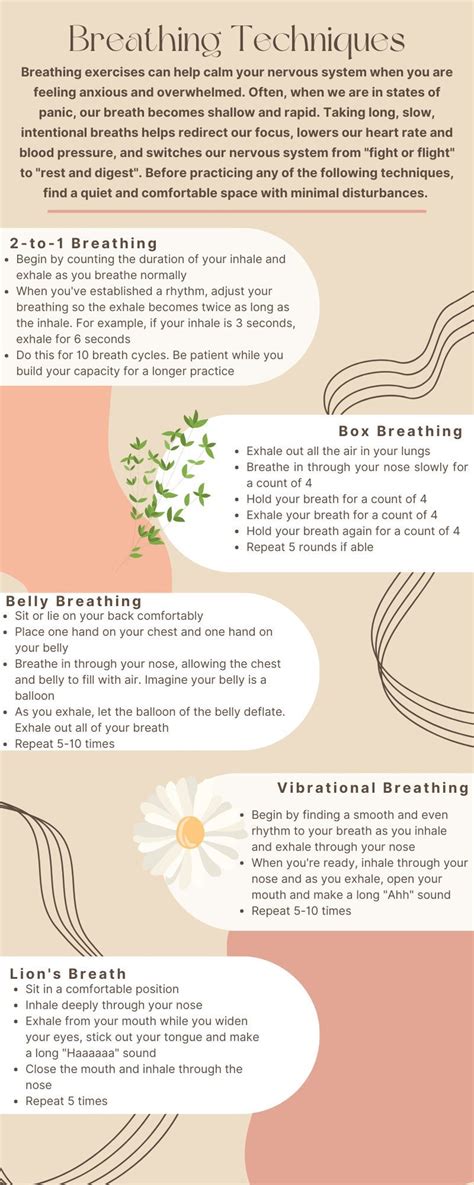 breathing techniques  stress  anxiety etsy