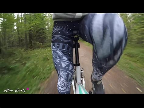 Wet Blowjob In The Forest During A Bike Ride With A Horny Girlfriend Amateur Couple POV