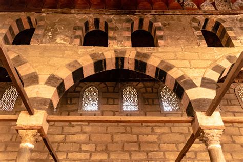 Lengkungan Masjid Alnasser Mohammed Ibn Kalawoun Foto Stok Unduh