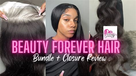 HD Lace Closure And 3 Bundles Review Beauty Forever Hair YouTube