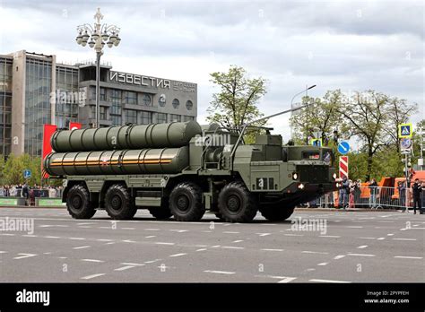 Moscow Russia May 2023 Russian S 400 Triumph Anti Aircraft Missile