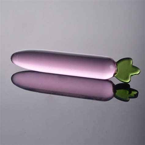 Godemiché Anal Banane En Verre Pour Homme Pénis Artificiel Fruit Légume Concombre Gay