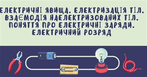 Електричні явища. Електризація тіл. Взаємодія наелектризованих тіл ...