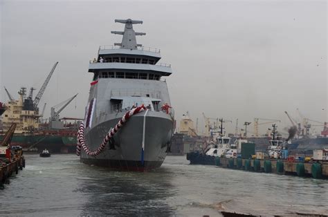 turkeys anadolu shipyard launches st cadet training ship  qatari