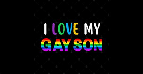 Pride Lgbtq I Love My Gay Son Father S Day Mothers Pride Lgbtq Sticker Teepublic