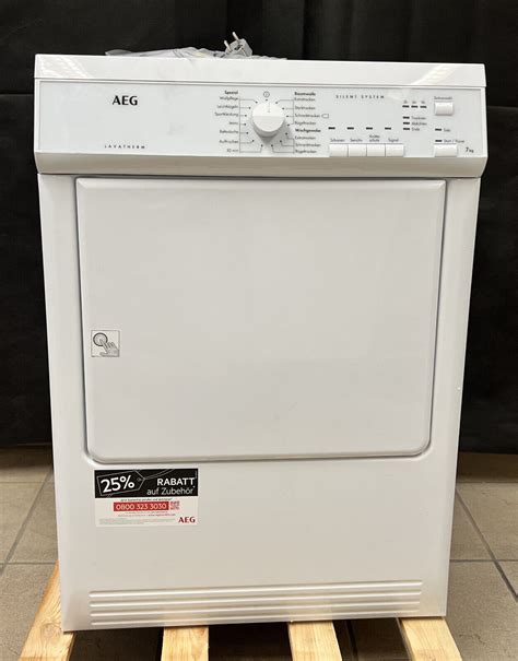 Aeg Lavatherm Ablufttrockner Kg W Schetrockner Prosense Weiss