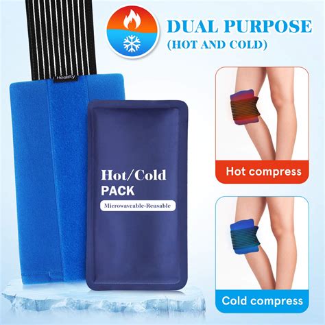 Healifty Gel Cold Hot Pack Reusable Warm Or Ice Pack For Injuries