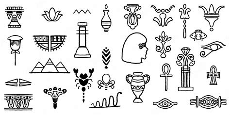 Egyptian Symbol Drawing