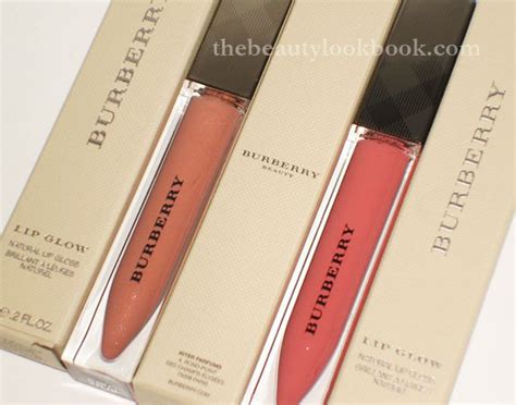 Burberry Lip Glow Natural Lipgloss Tea Rose Cameo Pink And Nude Beige The Beauty