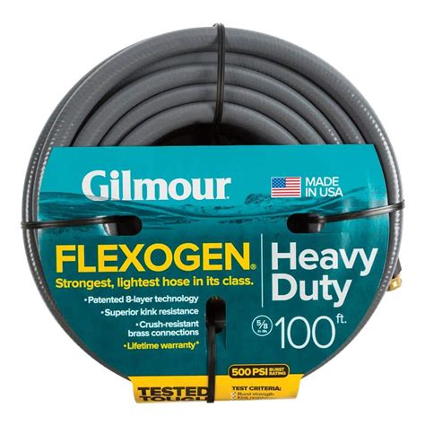 Gilmour 58 In Dia X 100 Ft Water Hose 864001 1003 The Home Depot