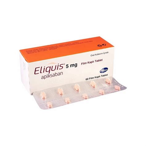 Eliquis Apixaban 5 Mg Tablet At Rs 1086 Box Apixaban Tablet In Nagpur