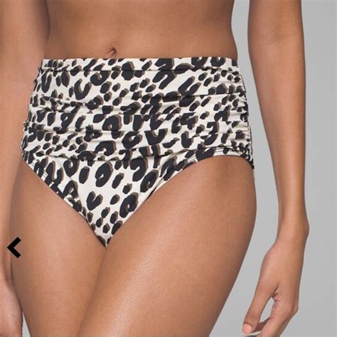 Bleu Rod Beattie Swim Bleu Rod Beattie Skin Games Shirred High Waist Brief Bikini Swim