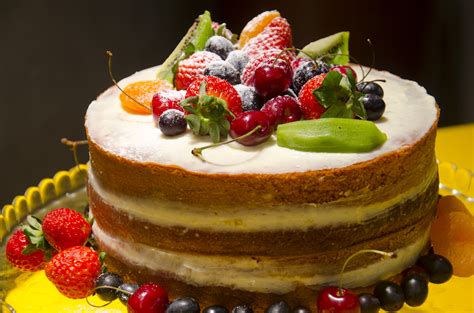 Naked Cake De Natal Portal Sabores