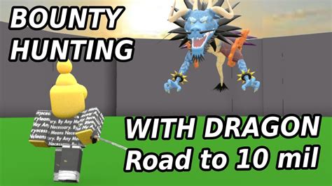 Bounty Hunting With Dragon In Blox Fruits Road To 10 Mil Youtube