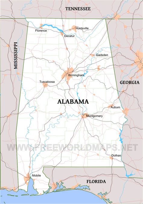 Alabama Maps