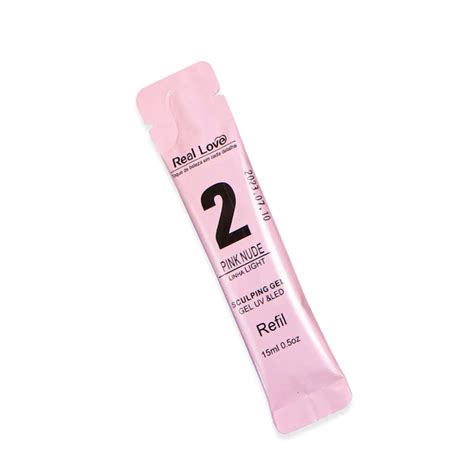 Comprar Gel Alongamento De Unha 02 Pink Nude Refil Real Love 15g R 15