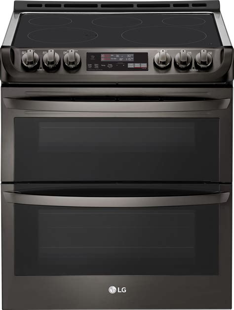 Lg Lte4815bd 30 Inch Slide In Electric Smart Range With 5 Element Burners Double Oven 73 Cu