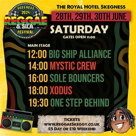 LineUp Skegness Reggae