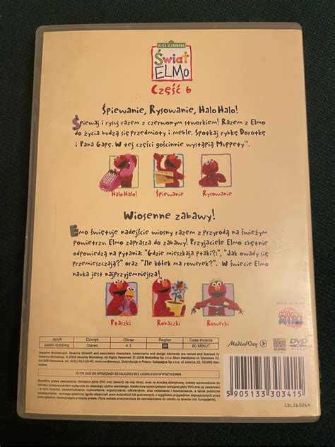 Świat Elmo Część 6 Śpiewanie Rysowanie Halo Halo Szczecin Kup