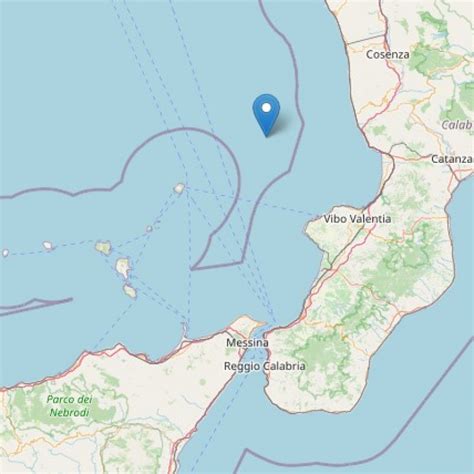 Forte Scossa Di Terremoto In Provincia Di Cosenza Nel Mar Tirreno