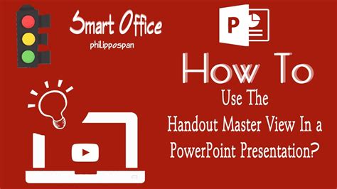 How To Use The Handout Master View In A Powerpoint Presentation Youtube