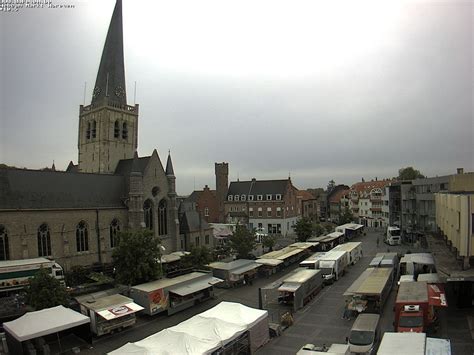 groen waregem terrassenplan  moment voor autovrije markt waregem