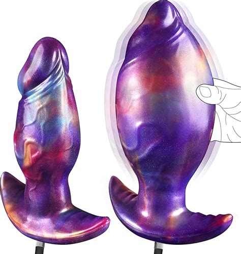 Amazon Inflatable Butt Plug Large Anal Toys Huge Anal Plug Silicone Prostate Toy With Safe