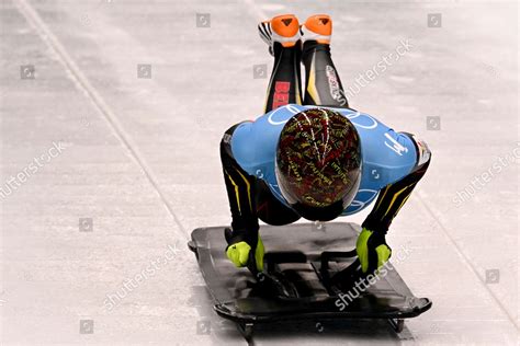 Belgian Skeleton Athlete Kim Meylemans Pictured Editorial Stock Photo