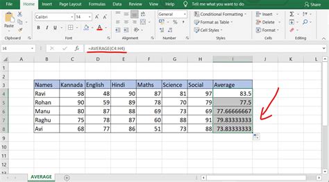 How To Use Average Function In Excel Excel Functions