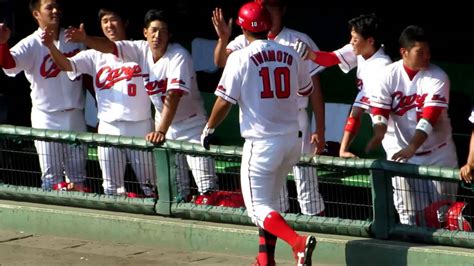 広島東洋カープ フェニックスリーグ 田中選手・岩本選手・下水流選手ホームラン20141025天福球場 Youtube