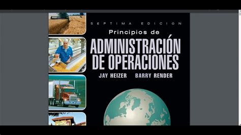 Principios de Administración de operaciones 7ma edición MANUAL