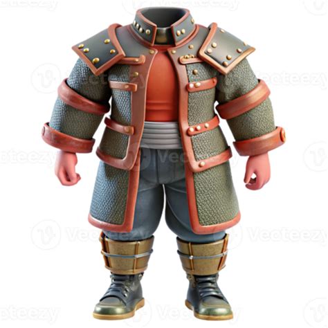 Render Of A Fantasy Asian Inspired Warrior Outfit 55551437 Png