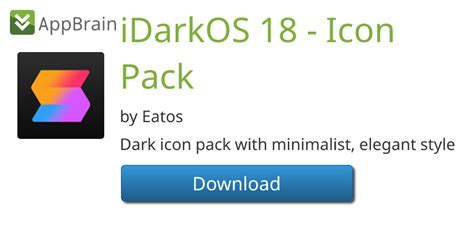 Idarkos 18 Icon Pack Apk - iDarkOS 18 - Icon Pack - APK Download for Android