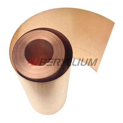 Cube2 Copper Beryllium Alloy Strip Annealing Qbe2 0 2mmx250mm For Spring