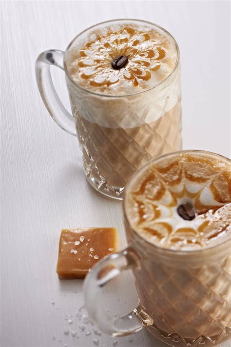 Латте Соленая Карамель, как правильно приготовить, рецепт.