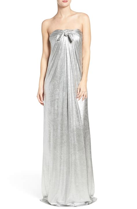 Halston Heritage Strapless Gown Nordstrom