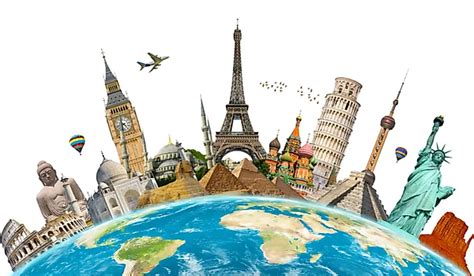 countries  spend    international tourism worldatlascom