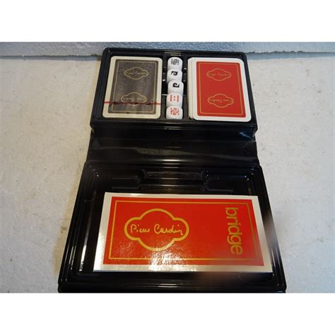 Coffret Bridge Jeux De Cartes Pierre Cardin Carnet Tigrebock