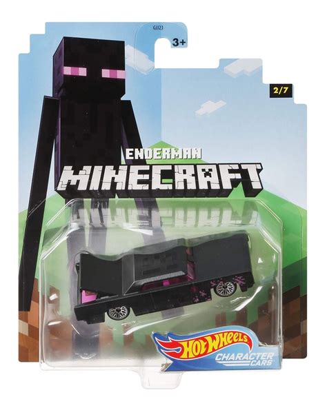 Hot Wheels 2020 Minecraft Gaming 1 64 Character Cars Enderman Vehicle 2 7 Hot Wheels Garage