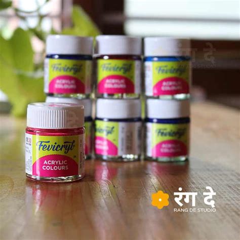 Buy Fevicryl Acrylic Colours | Rang De studio