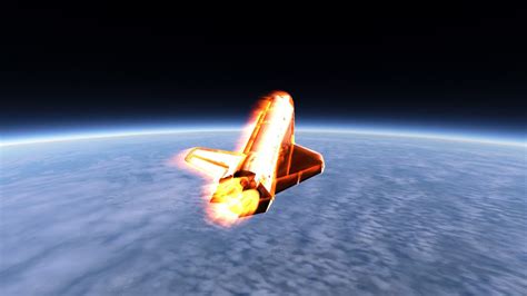 Ksp Space Shuttle Reentry And Landing In Real Solar System Youtube