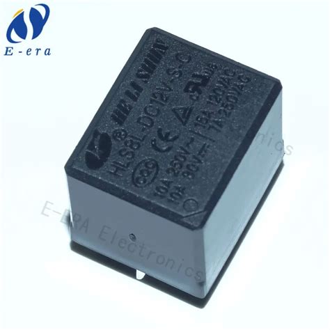 HLS8L-DC12V-S-C 12v general miniature power relay price 5 pin 10 amp ...