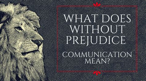 What Does Without Prejudice Mean? - Rouse Lawyers